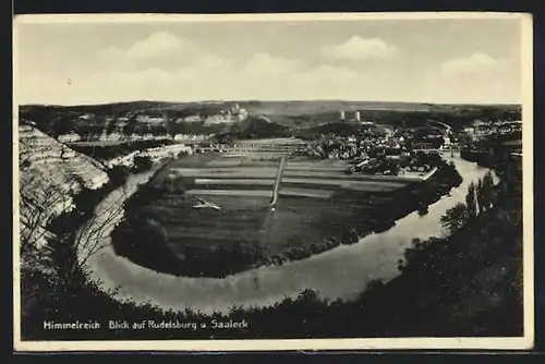 AK Himmelreich, Blick auf Rudelsburg und Saaleck