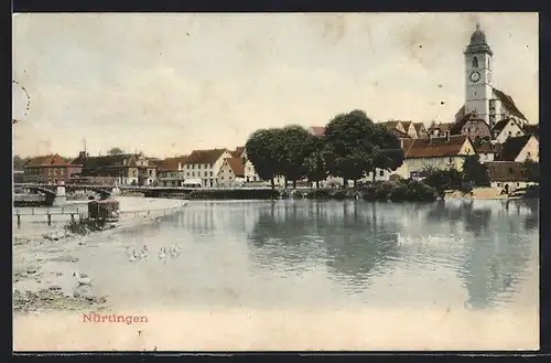 AK Nürtingen, Flusspartie im Ort