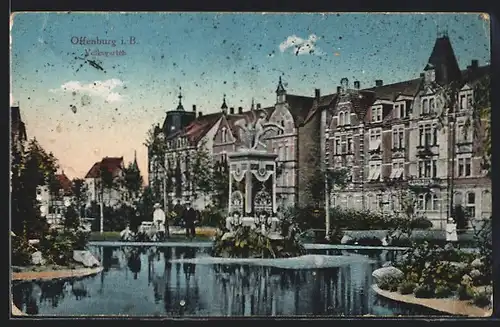 AK Offenburg i. B., Volksgarten
