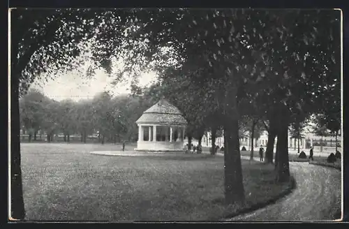 AK Aschersleben, Musikpavillon auf der Herrenbreite
