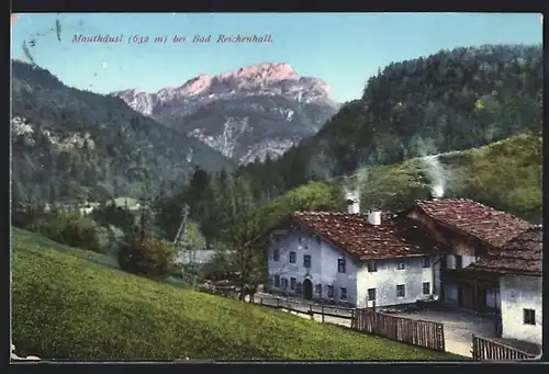 AK Bad Reichenhall, Gasthaus Mauthäusl