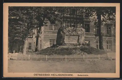 AK Heiligendamm, Gedenkstein