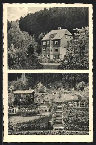 AK Ilmenau, Pension Haus Deutschbein in der Goethestrasse 53