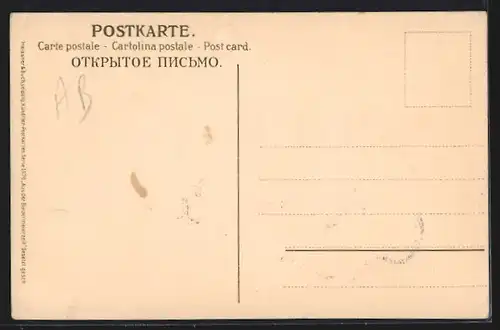 Künstler-AK Meissner & Buch (M&B) Nr. 1376: Mädchen streiten sich um die riesige Brezel