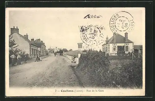 AK Coullons, Rue de la Gare