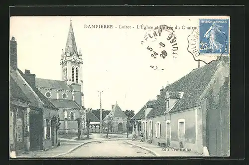 AK Dampierre, L`Èglise et Entrèe du Chateau