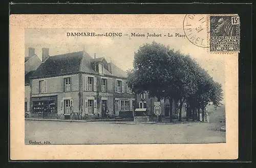 AK Dammarie-sur-Loing, Maison Joubert -La Place