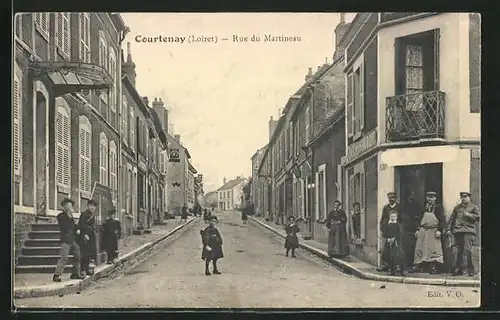 AK Courtenay, Rue du Martineau