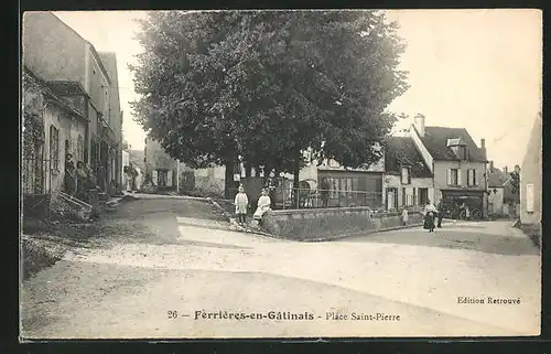 AK Ferrières-en-Gatinais, Place Saint-Pierre