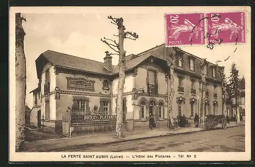 AK La Fertè-Saint-Aubin, L`Hotel des Platanes
