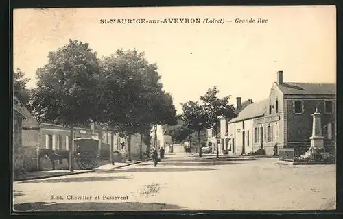 AK Saint-Maurice-sur-Aveyron, Grande Rue