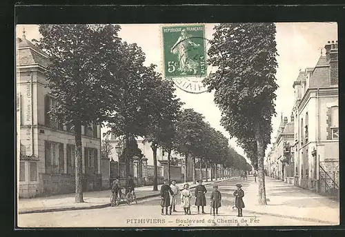 AK Pithiviers, Boulevard du Chemin de Fer