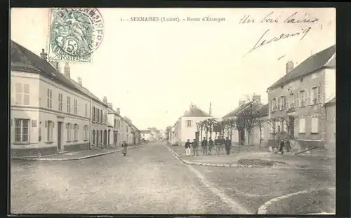 AK Sermaises, Route d`Ètampes, Strassenpartie