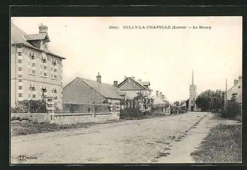 AK Sully-La-Chapelle, Le Bourg, Strassenpartie