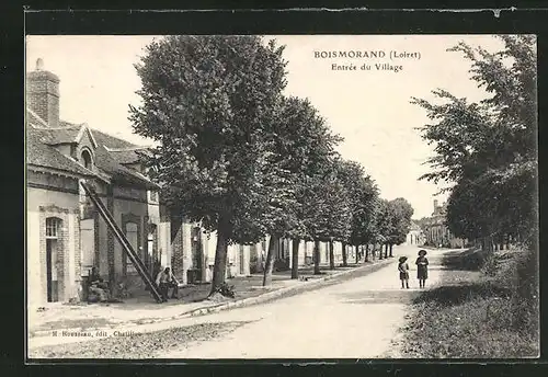AK Boismorand, Entrèe du Village, Strassenpartie