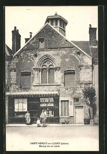 AK St-Benoit-sur-Loire, Maison du XI. siècle, Altes Haus