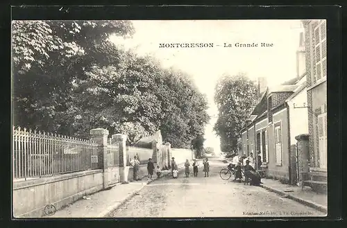 AK Montcresson, La Grande Rue