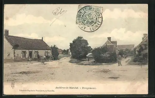 AK Aschères-le-Marché, Rougemont, Ortspartie