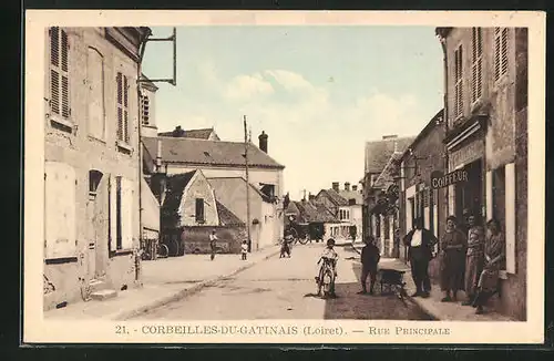 AK Corbeilles-du-Gatinais, Rue Principale, Hauptstrasse