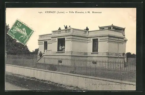 AK Cernoy, Villa Oranaise, à M. Bissonet