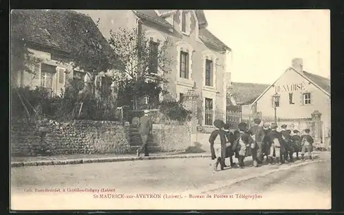 AK St-Maurice-sur-Aveyron, Bureau de Postre et Télégraphes