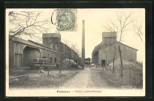 AK Puiseaux, Usine à acide sulfurique