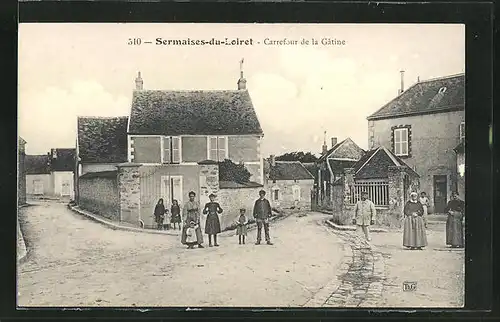 AK Sermaises-du-Loiret, Carrefour de la Gatine