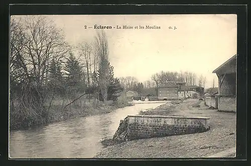 AK Éclaron, La Blaise et les Moulins