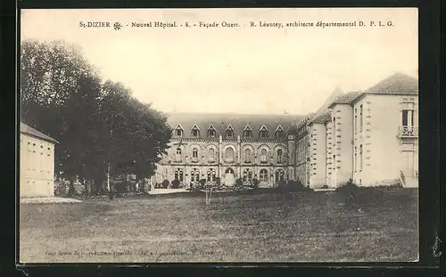 AK St-Dizier, Nouvel Hôpital, Facade Ouest