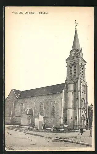 AK Villiers-en-Lieu, L`Eglise, Kirche