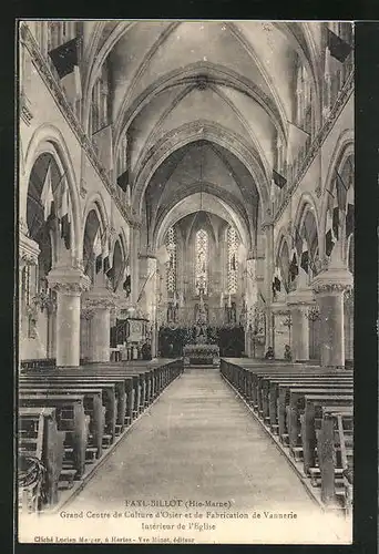 AK Fayl-Billot, Grand Centre de Culture d`Osier et de Fabrication de Vannerie, Interieur de l`Eglise