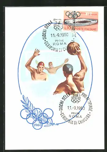 AK Olympische Spiele 1960, Wasserball
