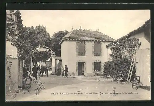 AK Sept-Saulx, Hotel du Cheval Blanc