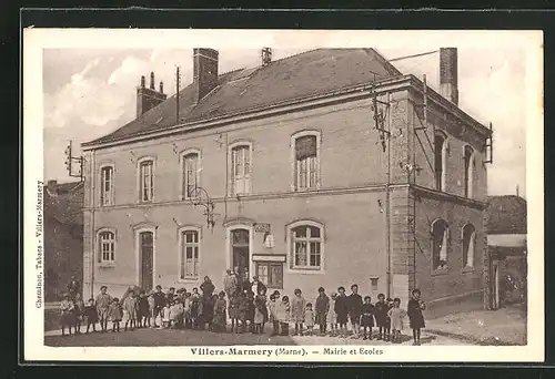 AK Villers-Marmery, Mairie et Ecoles
