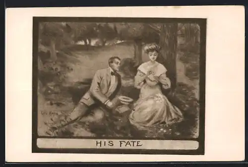 Künstler-AK sign. Lou Mayer: His Fate