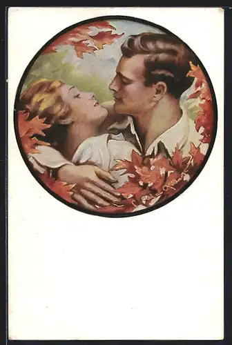 Künstler-AK sign. Gilbert: Im Paradiese