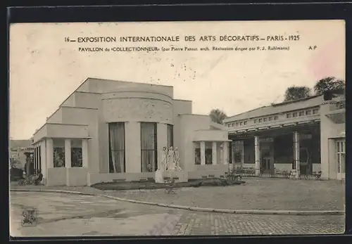 AK Paris, Exposition des Arts Decoratifs 1925, Pavillon du Collectionneur, Ausstellung