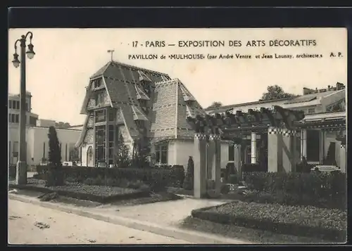 AK Paris, Exposition des Arts Decoratifs, Pavillon de Mulhouse, Ausstellung
