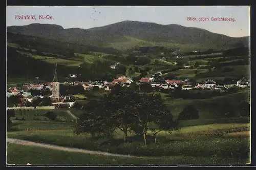 AK Hainfeld, Blick gegen Gerichtsberg