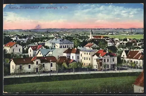 AK Maria-Enzersdorf, Ortsansicht mit Hinterland