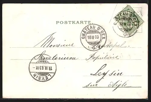 Lithographie Paris, Exposition universelle de 1900, Grosses Palais, Vorderansicht