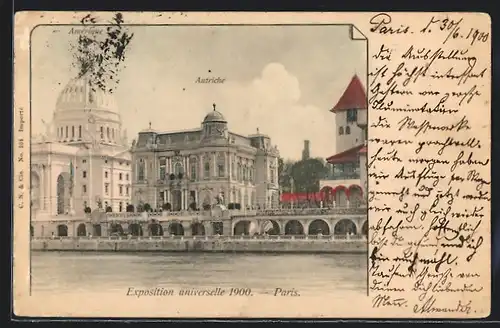 AK Paris, Exposition universelle de 1900, Autriche