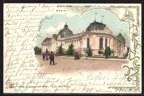 Lithographie Paris, Exposition universelle de 1900, Le Petit Palais