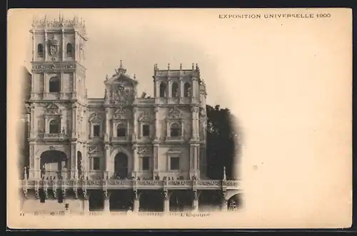 AK Paris, Exposition universelle de 1900, L`espagne