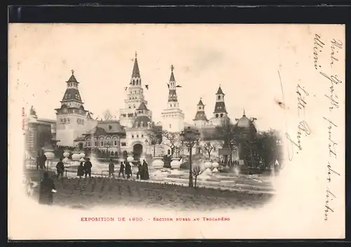 AK Paris, Exposition universelle de 1900, Section Russe au Trocadero
