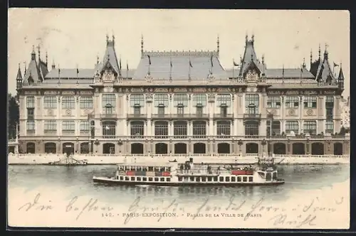 AK Paris, Exposition universelle de 1900, Palais de la Ville de Paris