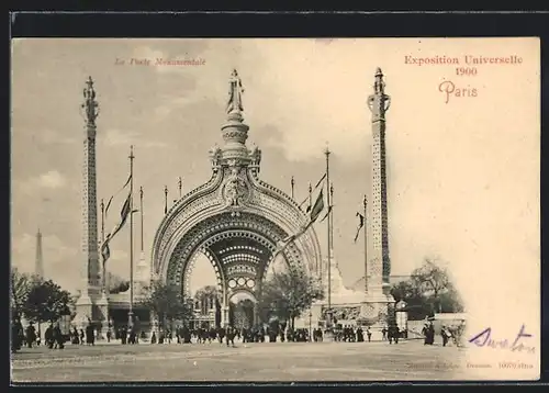 AK Paris, Exposition universelle de 1900, La Porte Monumentale