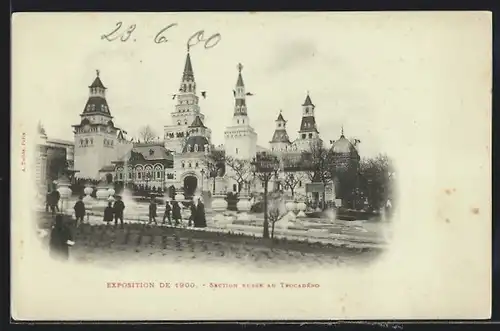 AK Paris, Exposition universelle de 1900, Section Russe au Trocadero