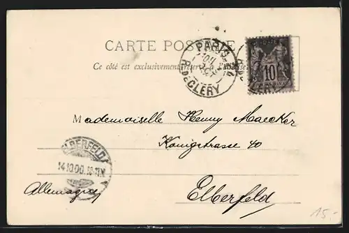 AK Paris, Exposition universelle de 1900, Pavillon Officiel d`Algérie