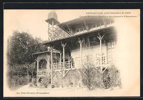 AK Paris, Exposition universelle de 1900, La Cote d`Ivoire, Trocadero